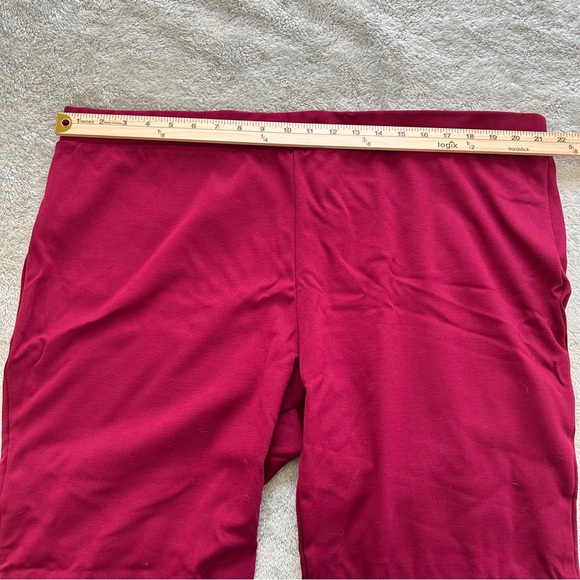 Zenobia Burgundy Straight-Leg Pants – Plus Size 4X NWT - Picture 3 of 5